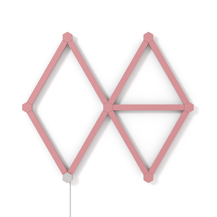 Nanoleaf Lines Skin Rose Mate - 9 pièces (NL59-0001PM-9PK) - Achat / Vente Objet connecté / Domotique sur Cybertek.fr - 0