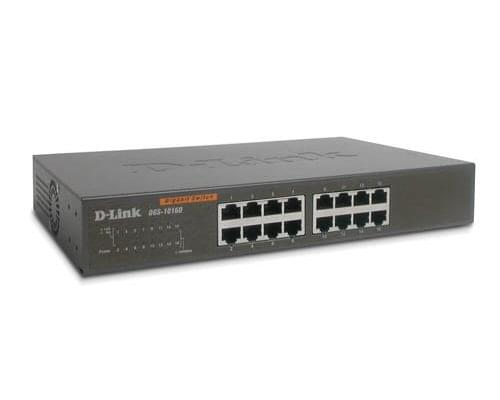 Switch D-Link 16 Ports 10/100/1000Mbps DGS-1016D