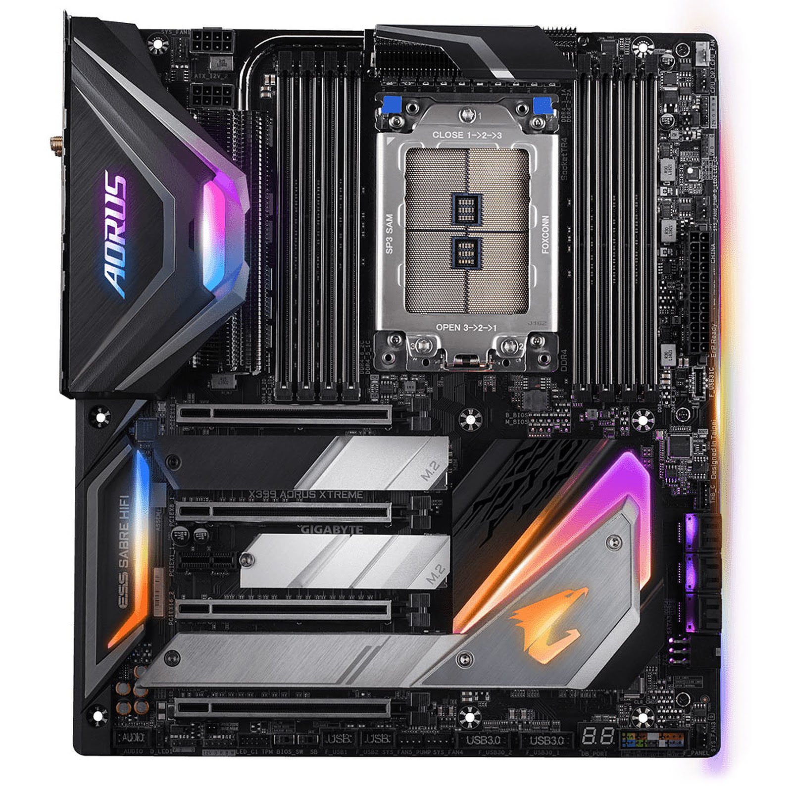 Gigabyte Aorus Xtreme X399/SKTR4/DDR4/EATX/WiFi (X399 AORUS EXTREME) Achat / Vente Carte