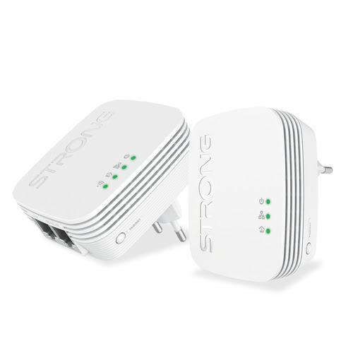 Adaptateur CPL Strong POWERLWF600DUOMINI WIFI (600 Mbps) - Pack de 2
