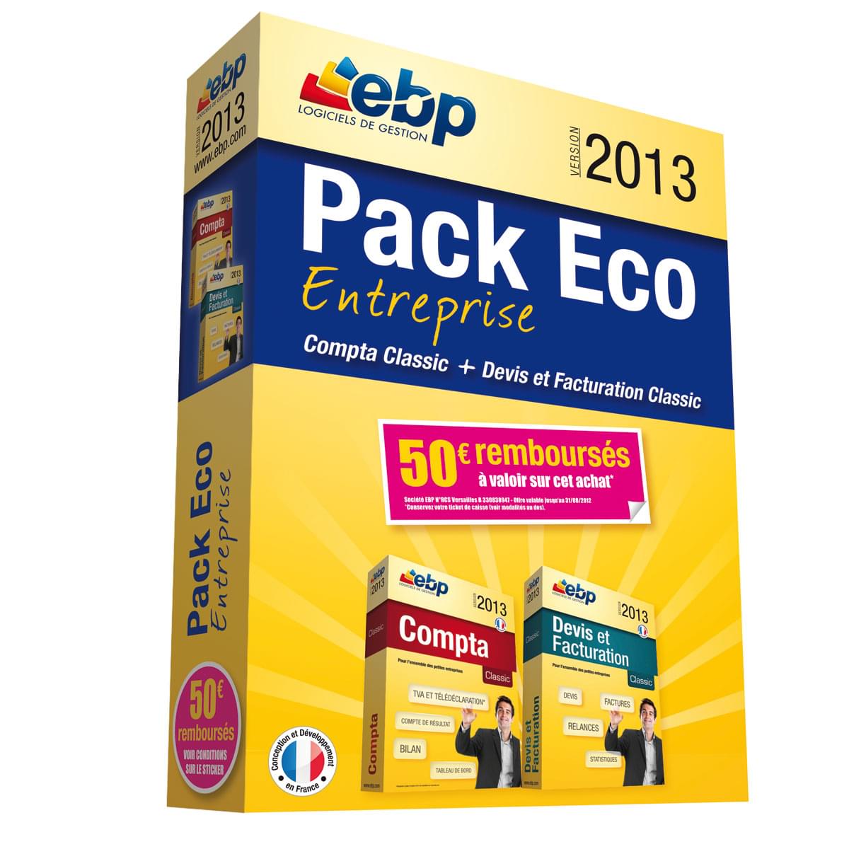 EBP Pack Eco Entreprise 2013 + ODR 50€ - Logiciel application - 0