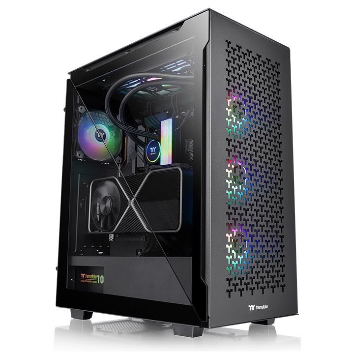 Boîtier PC Thermaltake Divider 500 TG Air Black - MT/Sans Alim/ATX