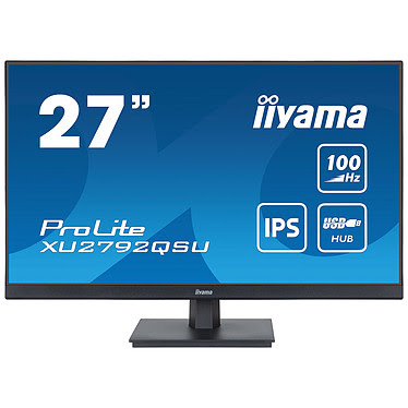 Iiyama 27"  XU2792QSU-B6 - Ecran PC Iiyama - Cybertek.fr - 0