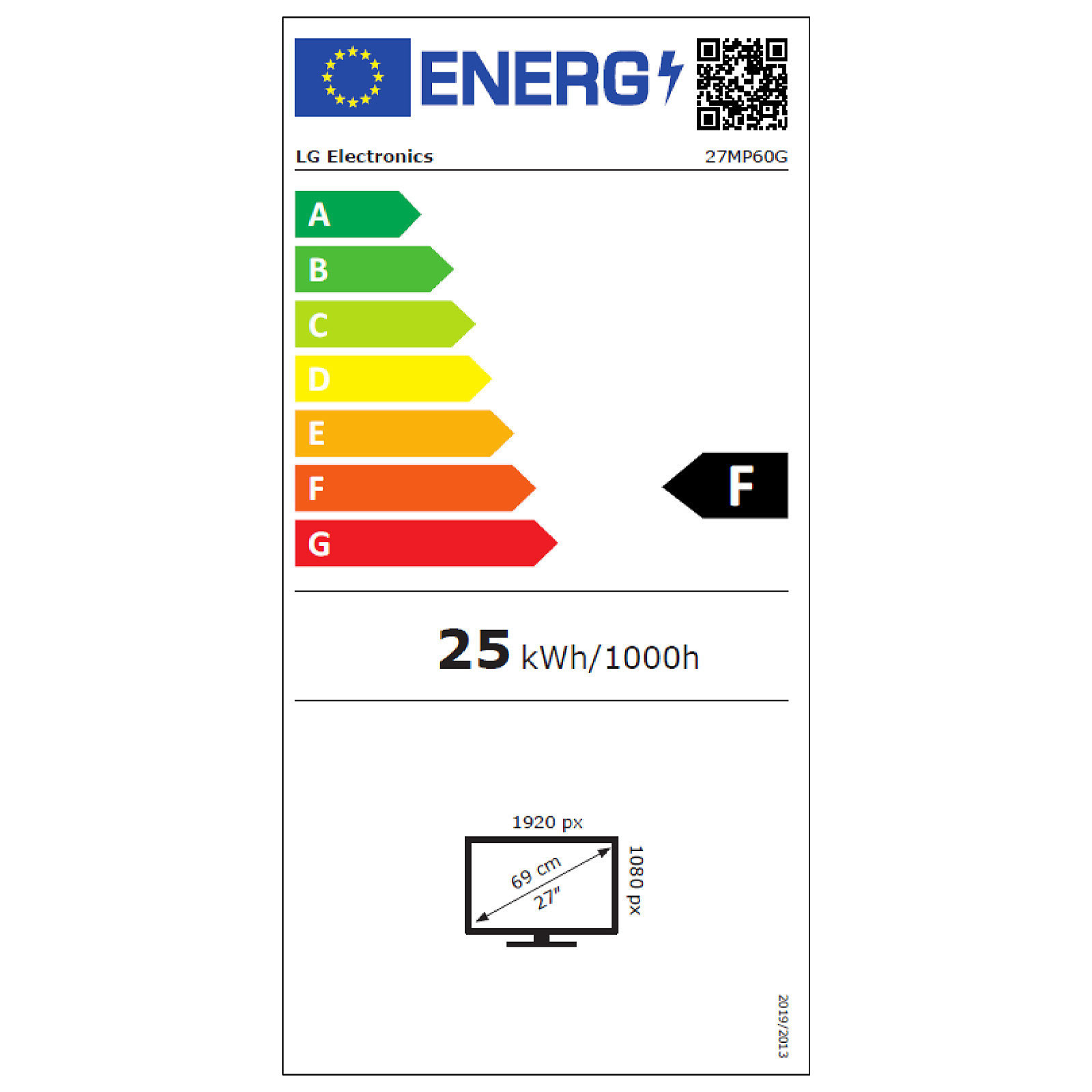 LG 27 pouces  27MP60G-B - Ecran PC LG - Cybertek.fr - 1