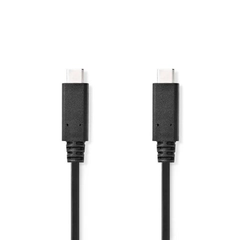 Câble USB-C 3.2 mâle/mâle - 240W - 1m - Noir - Connectique PC - 1