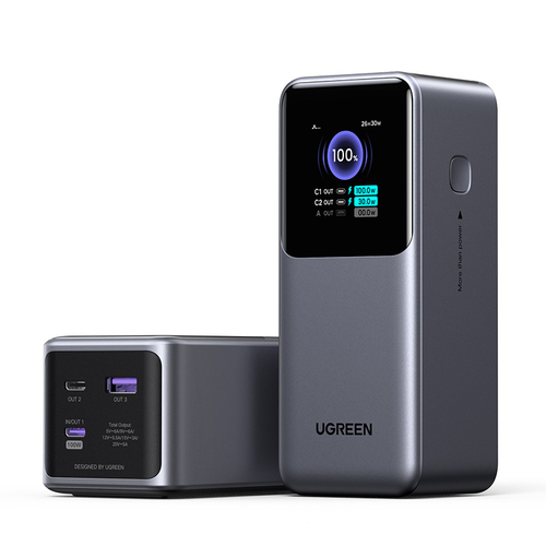 UGREEN PowerBank 3 ports - 20000mAh - 130W - Gris (35524B) - Achat / Vente Batterie Externe  sur Cybertek.fr - 1