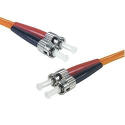 Connectique réseau Cordon fibre Optique multimode ST/ST 62,5/125 - 1m