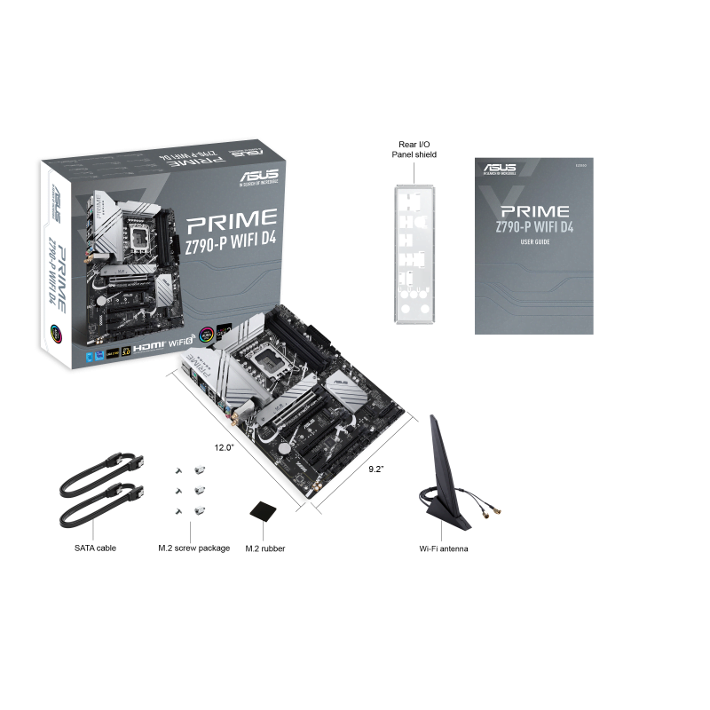 Asus PRIME Z790-P WIFI D4 OEM ATX  - Carte mère Asus - Cybertek.fr - 3