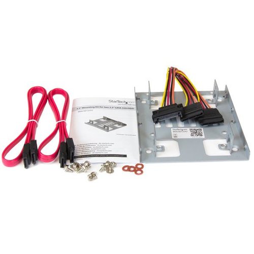StarTech Kit de Fixation 3.5" pour 2xSSD 2.5" - BRACKET25X2 - Accessoire boîtier - 5