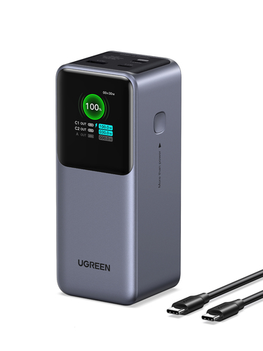 UGREEN PowerBank 3 ports - 20000mAh - 130W - Gris (35524B) - Achat / Vente Batterie Externe  sur Cybertek.fr - 3