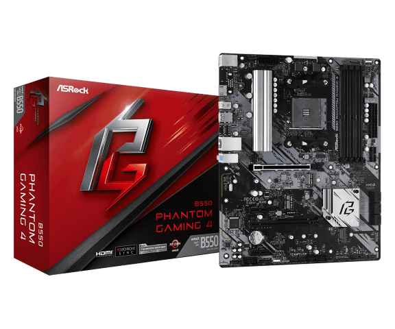 ASRock B550 PHANTOM GAMING 4 ATX  - Carte mère ASRock - 0