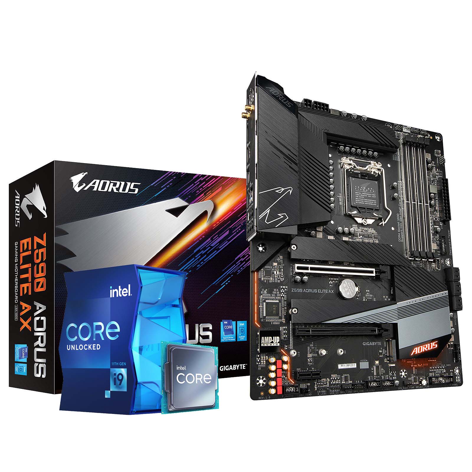 Pack i9-11900K + Z590 AORUS ELITE - Cybertek.fr - 0
