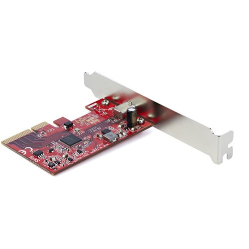 StarTech USB 3.2 Gen 2x2 PCIe Card - USB-C 20Gbps - Carte réseau - 1