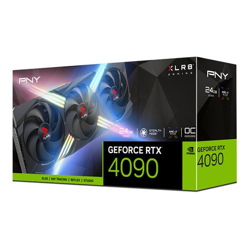 PNY RTX 4090 24GB XLR8 VERTO Overclocked Edition - Carte graphique - 9