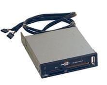 Cybertek Lecteur Multicartes Mémoires USB interne 3.5'' - Lecteur carte mémoire - 0
