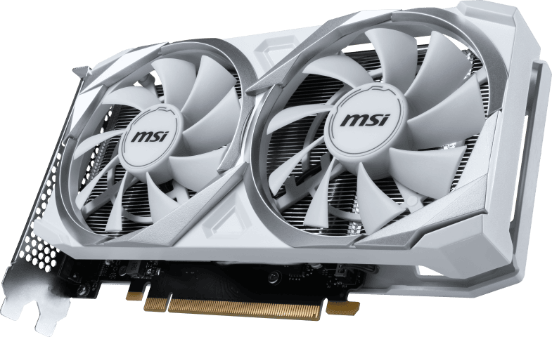 MSI GeForce RTX 3050 VENTUS 2X XS WHITE 8G OC - Carte graphique - 4
