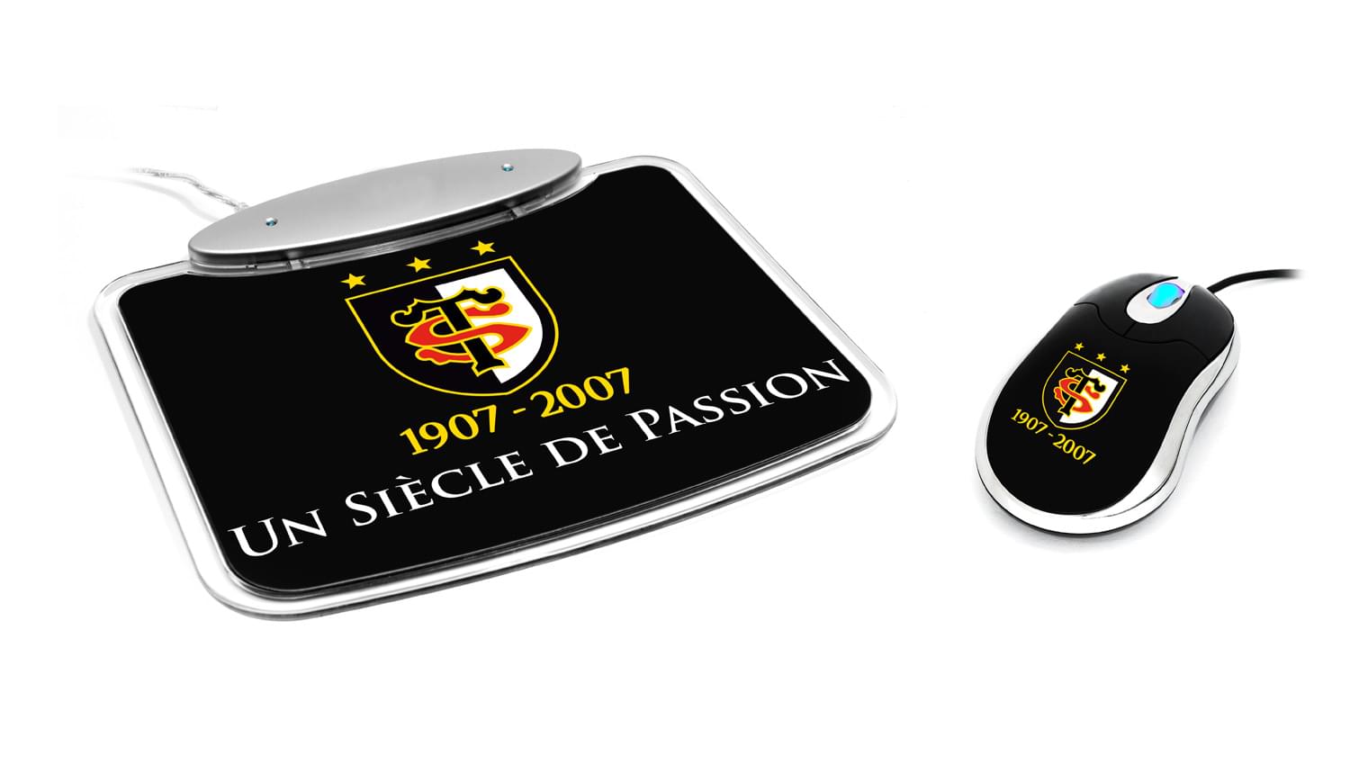 MAD-X "Stade Toulousain" Pack Souris+Tapis - Souris PC MAD-X - 0