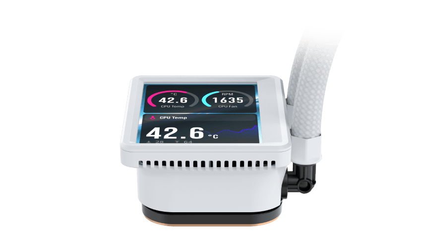 Corsair NAUTILUS II 240 RS LCD - 240mm - Blanc - Watercooling - 7