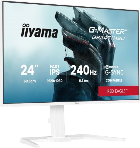 Iiyama 24 pouces  GB2471HSU-W1 - Ecran PC Iiyama - Cybertek.fr - 0