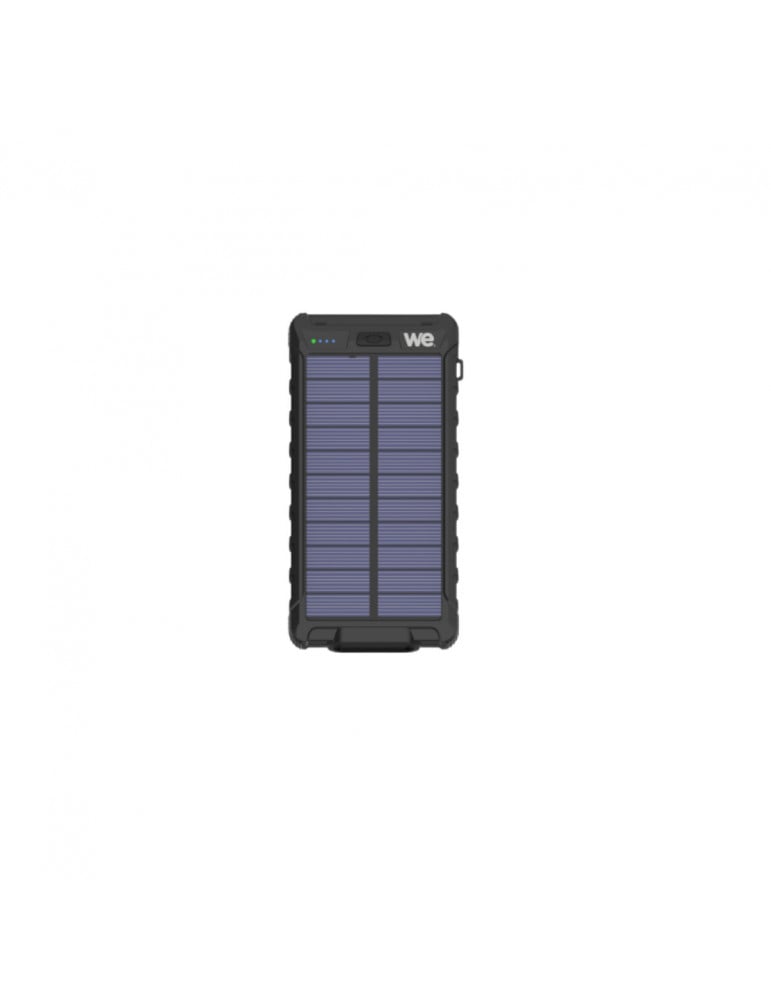 WE Externe Solaire 10000 mAh 2 ports USB A/1 USB C