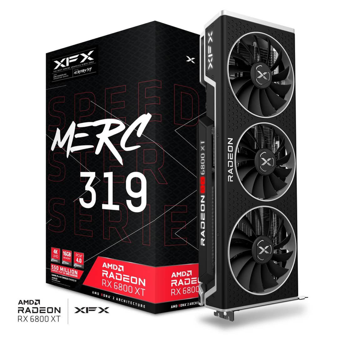 XFX MERC 319 6800 XT  - Carte graphique XFX - Cybertek.fr - 0
