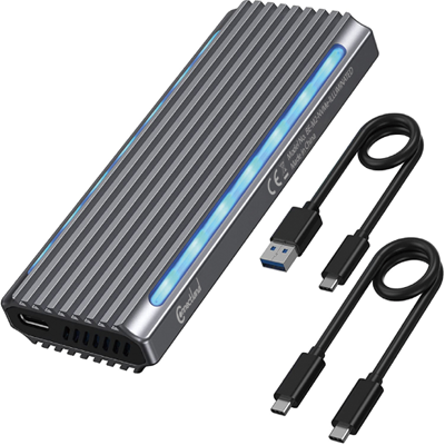 image produit Connectland USB-C 3.1 10Gb pour SSD M2 NVMe - RGB  Cybertek