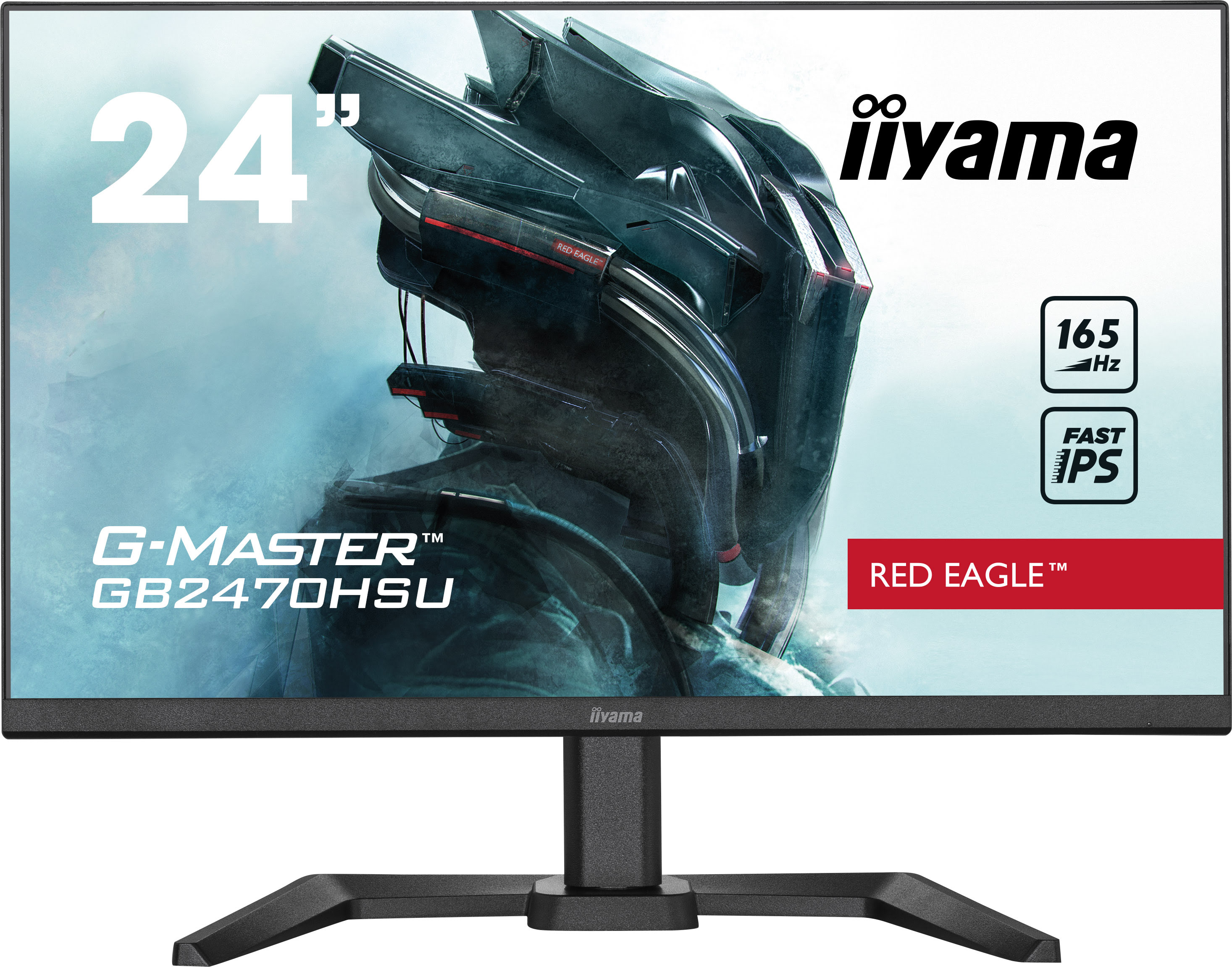 Iiyama 24 pouces  GB2470HSU-B5 - Ecran PC Iiyama - Cybertek.fr - 0