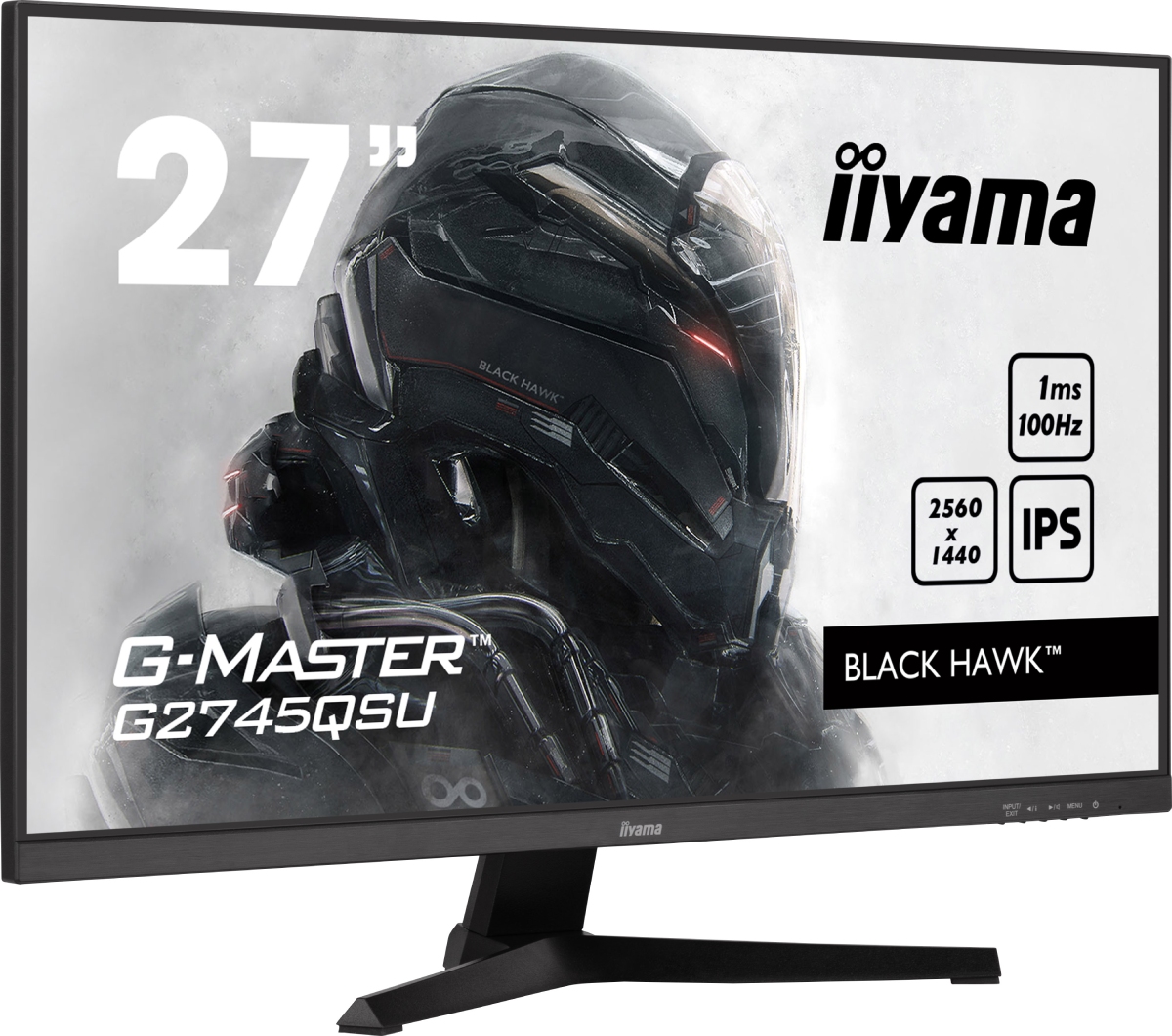 Iiyama 27 pouces  G2745QSU-B1 - Ecran PC Iiyama - Cybertek.fr - 1