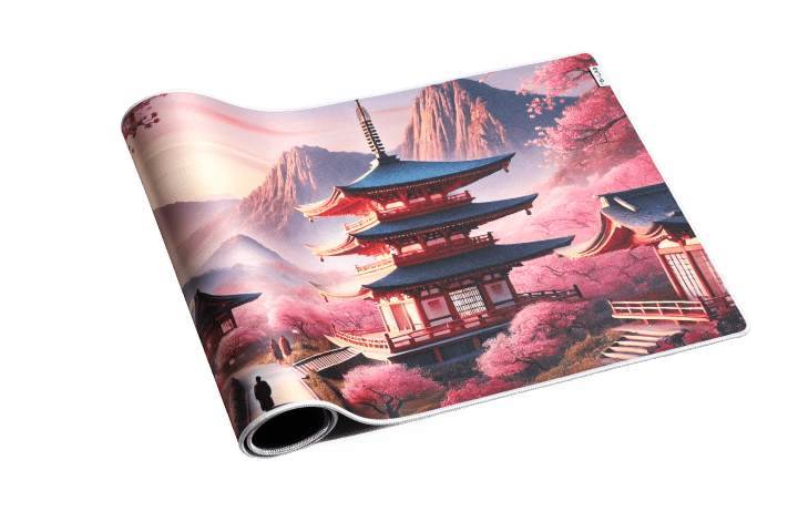 The G-LAB Pad Temple - XXL/Motif Temple japonais - Tapis de souris - 4