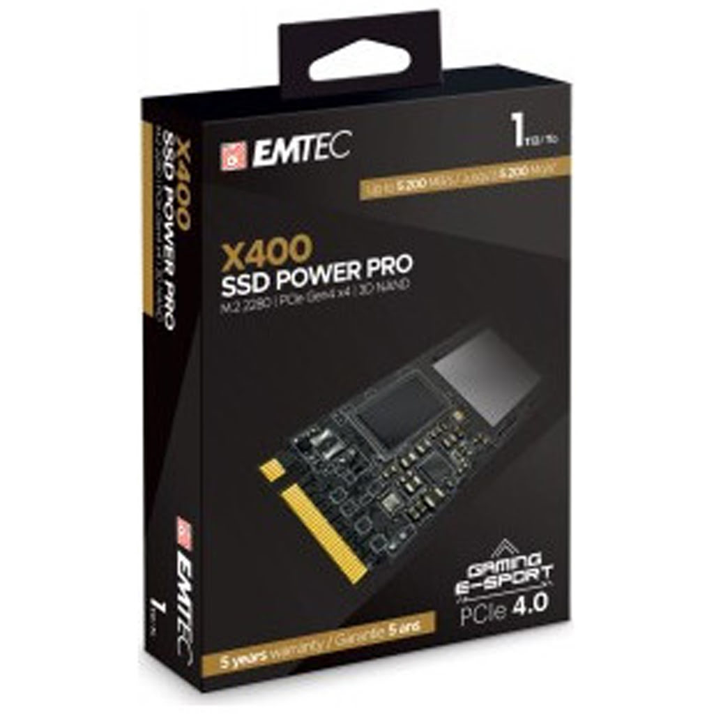 Emtec ECSSD1TX400  M.2 - Disque SSD Emtec - Cybertek.fr - 0