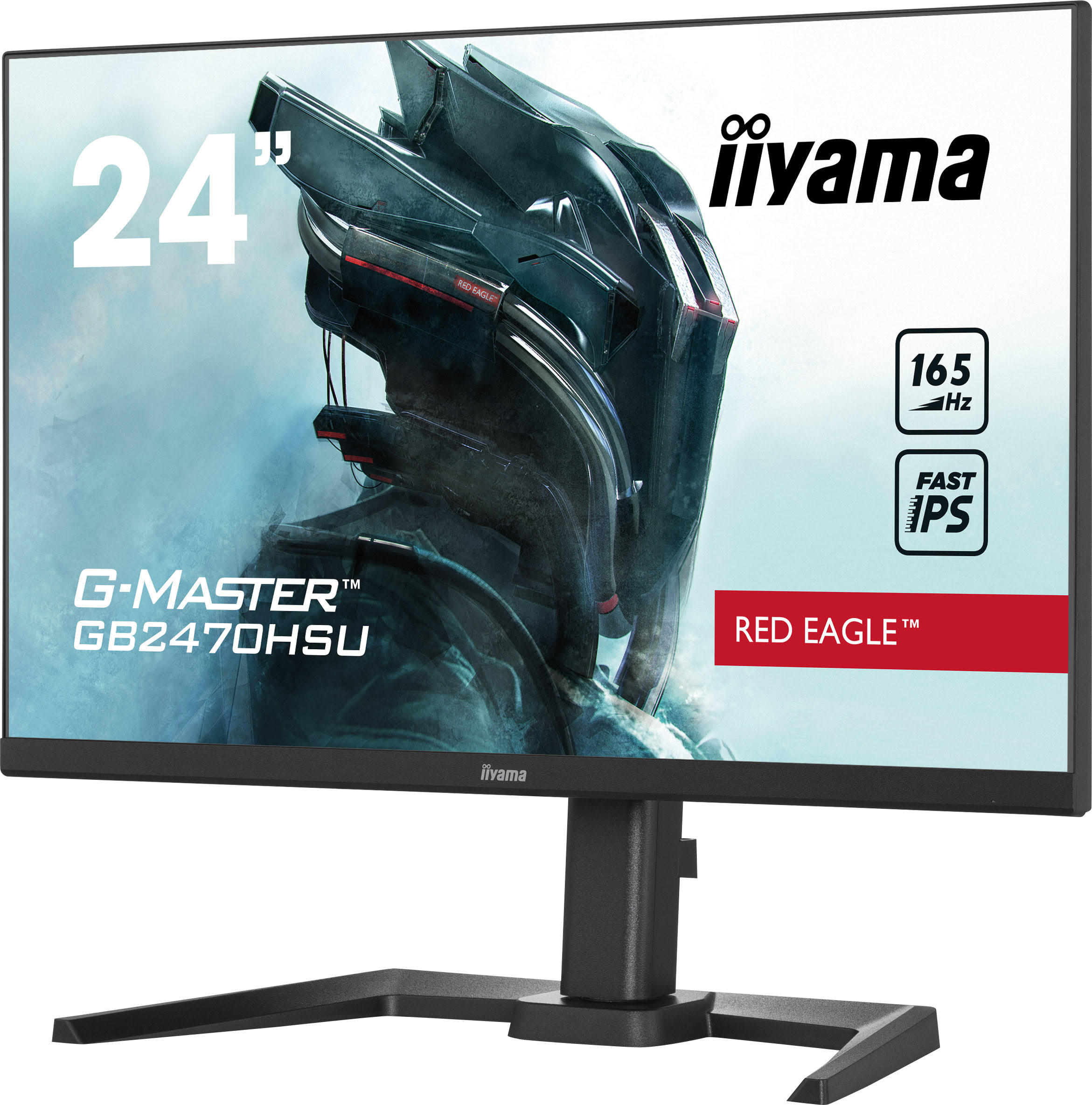 Iiyama 24 pouces  GB2470HSU-B5 - Ecran PC Iiyama - Cybertek.fr - 1
