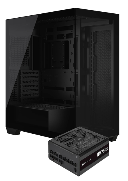 Corsair 3500X Noir + RM750x Noir - Boîtier PC Corsair - 0