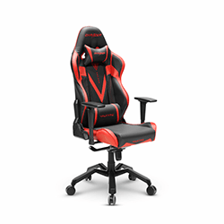 DXRacer Valkyrie V03-NR - Noir/Rouge/Simili Cuir/3D