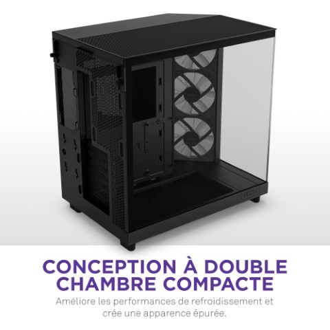NZXT H6 Flow RGB Noir Noir - Boîtier PC NZXT - Cybertek.fr - 11
