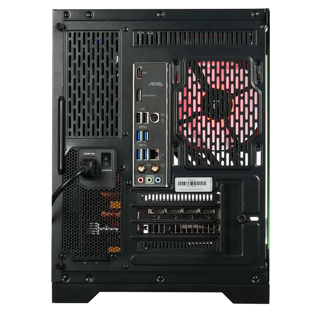 Cybertek ORION FURY - R7-5700X/5070/32Go/1To (PCG-10603072) - Achat / Vente PC Fixe sur Cybertek.fr - 4