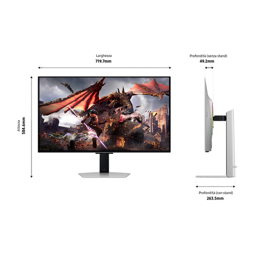 Samsung 32 pouces  LS32DG800SUXEN - Ecran PC Samsung - Cybertek.fr - 1