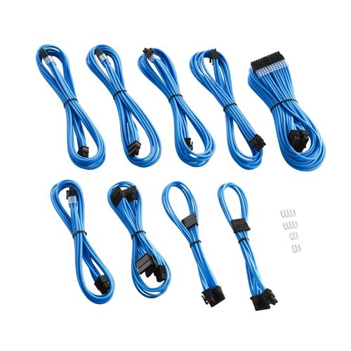 CableMod Cable Kit RT-Series PRO ModMesh Light Blue Asus/Seasonic - CM-PRTS-FKIT-NKLB-R (CM-PRTS-FKIT-NKLB-R) - Achat / Vente Accessoire alimentation sur Cybertek.fr - 1