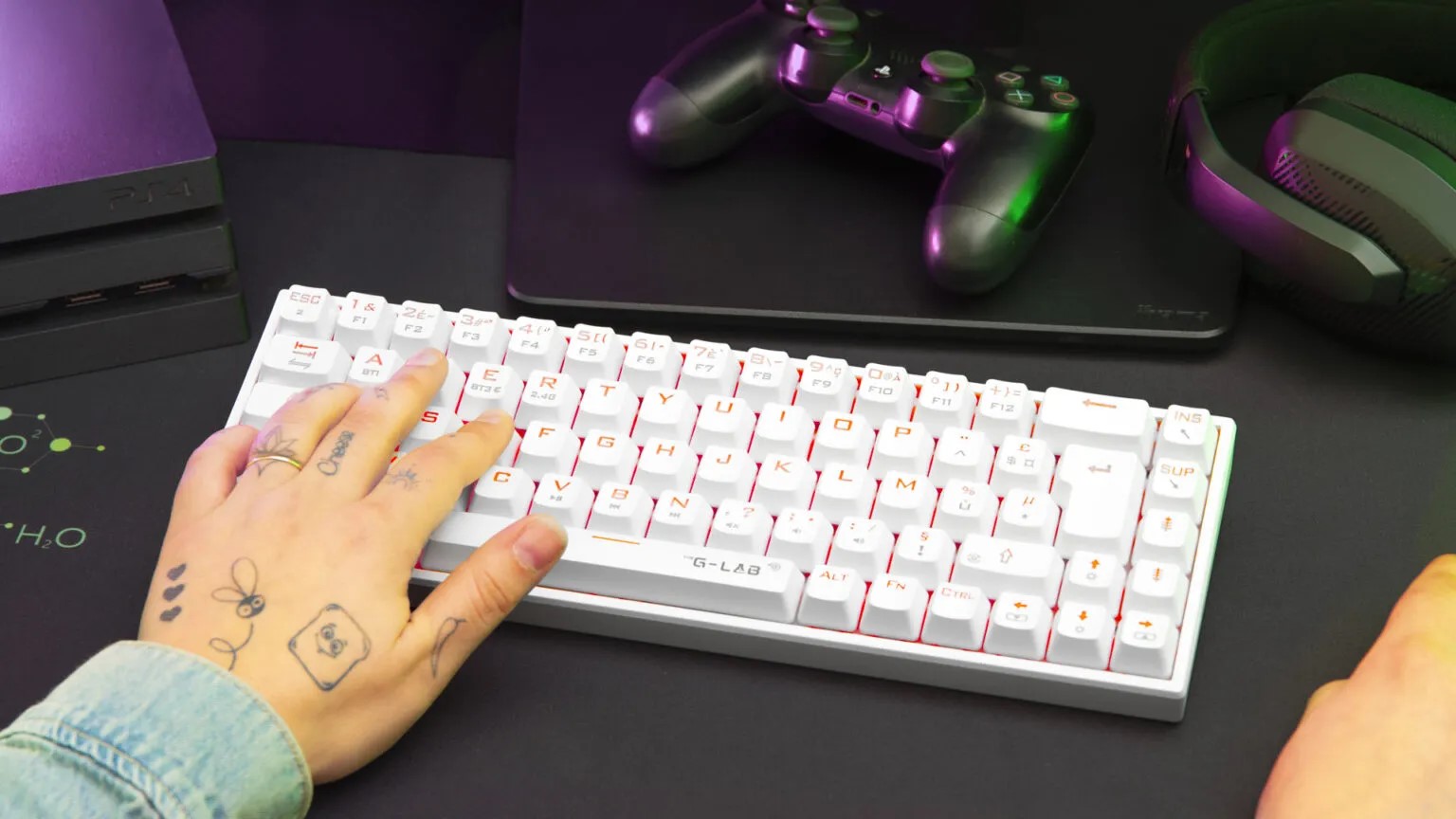 The G-LAB Keyz Titanium 65% - Clavier PC The G-LAB - Cybertek.fr - 3