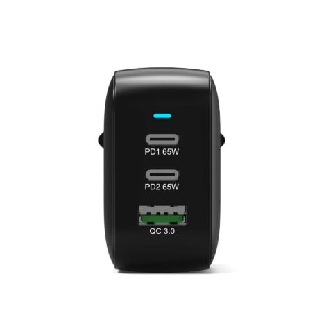 Port Chargeur mural 65W GaN 3 ports + Câble USB-C - 2m (902065PEU) - Achat / Vente Chargeur sur Cybertek.fr - 5