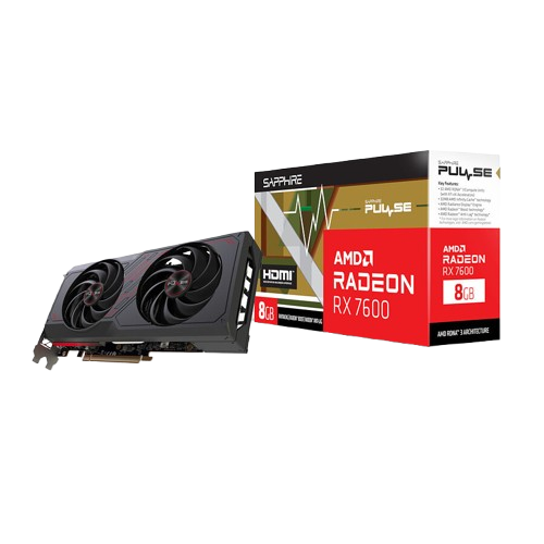 Sapphire PULSE RADEON RX 7600 GAMING OC 8Go - Carte graphique - 0