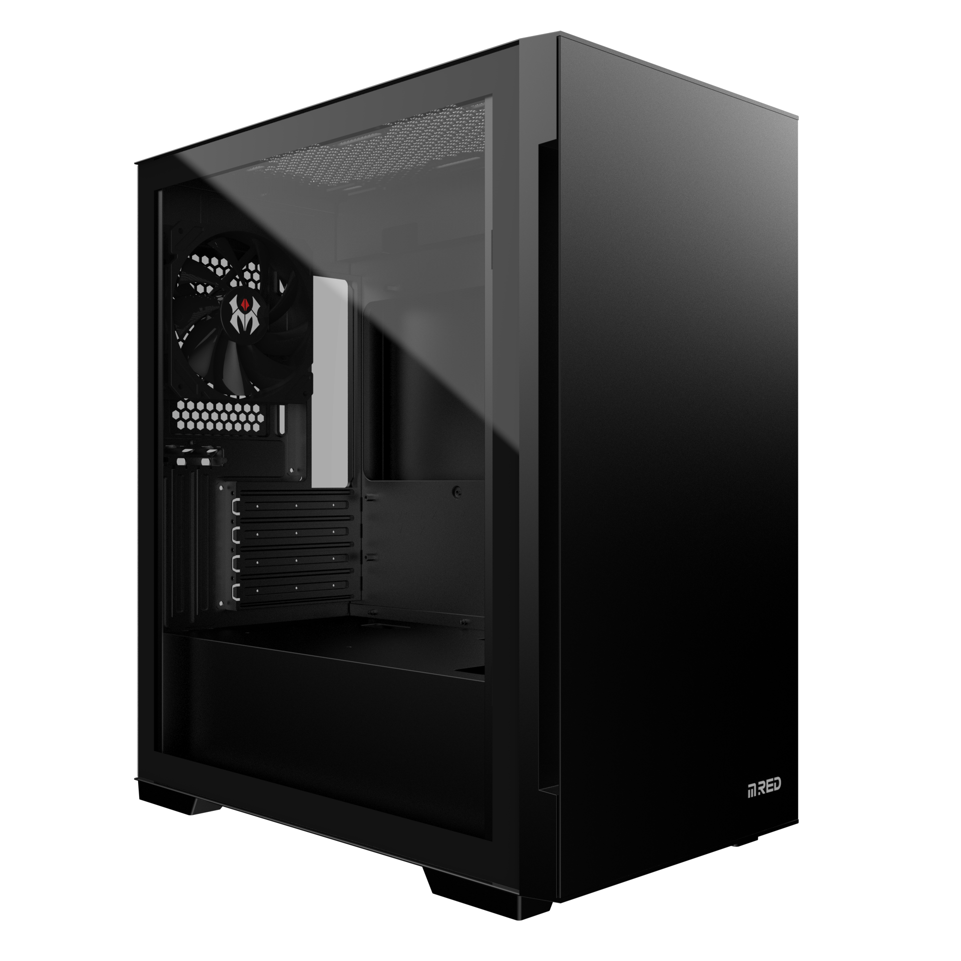 Boîtier PC M.RED Mercury Noir V2 - MT/Sans Alim/mATX Cybertek