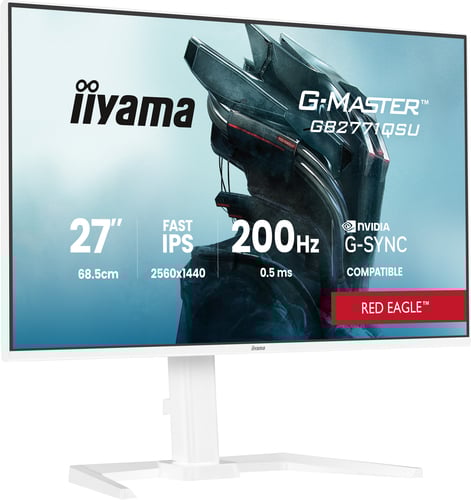 Iiyama 27 pouces  GB2771QSU-W1 - Ecran PC Iiyama - Cybertek.fr - 2