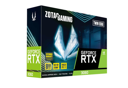 ZOTAC RTX 3060 8GB Twin Edge  - Carte graphique ZOTAC - 5