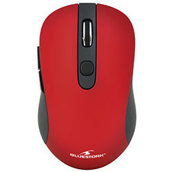 Bluestork M-WL-OFF60-RED - Wireless Mouse Rouge 6 boutons