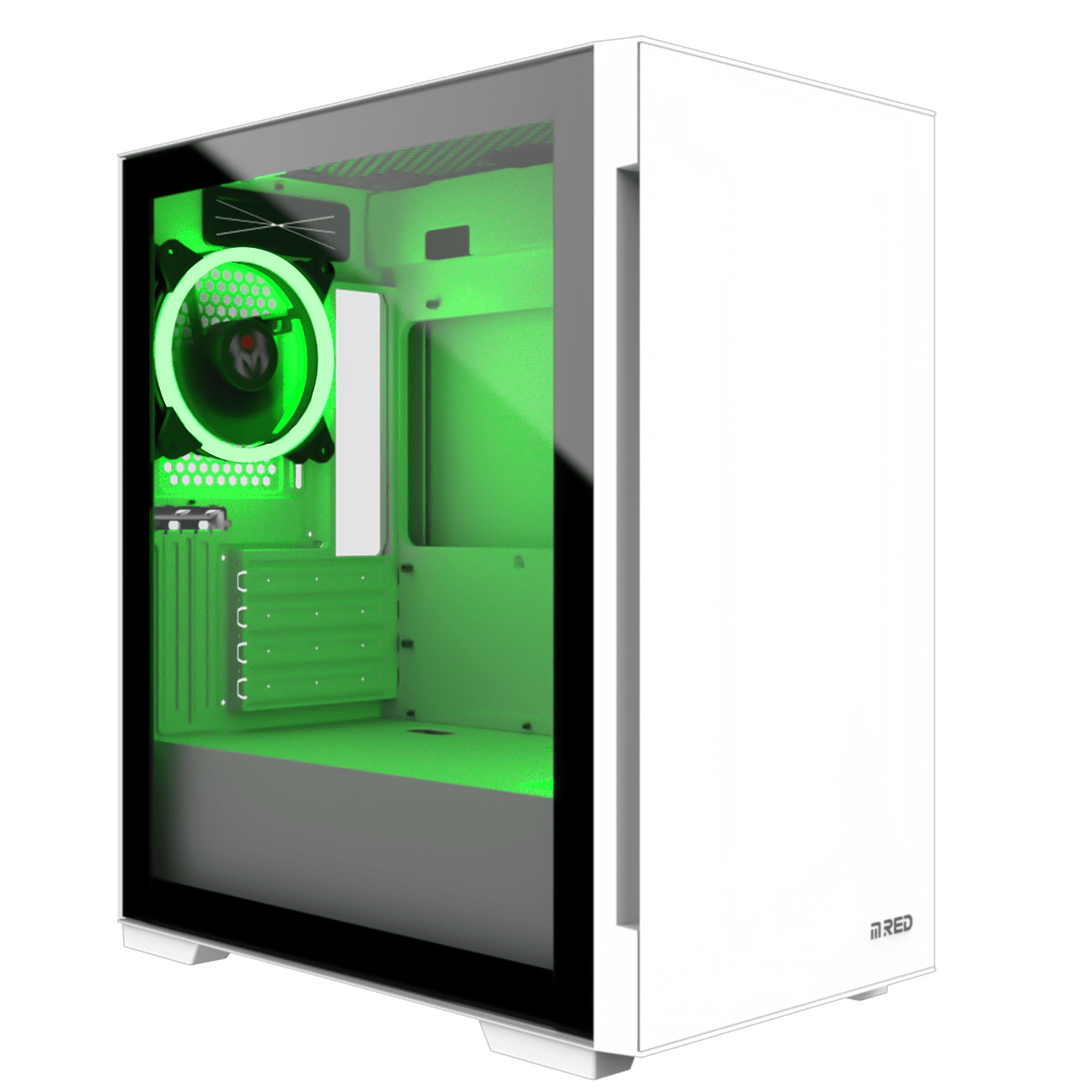 image produit M.RED Mercury Blanc - MT/Sans Alim/ATX Cybertek