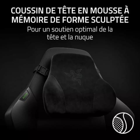 Razer Iskur V2 NewGen Noir - Siège PC Gamer - Cybertek.fr - 4