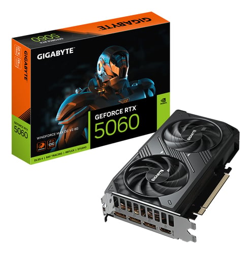 Gigabyte GeForce RTX 5060 WINDFORCE MAX OC V2 8Go - Carte graphique - 0