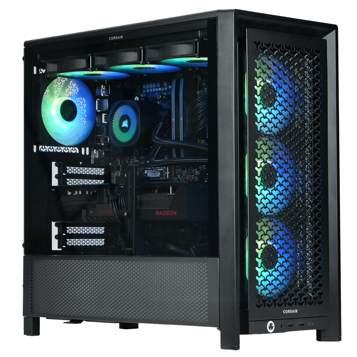 Cybertek SABER powered by Corsair - R7-9800X3D/9070XT/32Go/2To - CYB (PCG-10602901) - Achat / Vente PC Fixe sur Cybertek.fr - 0