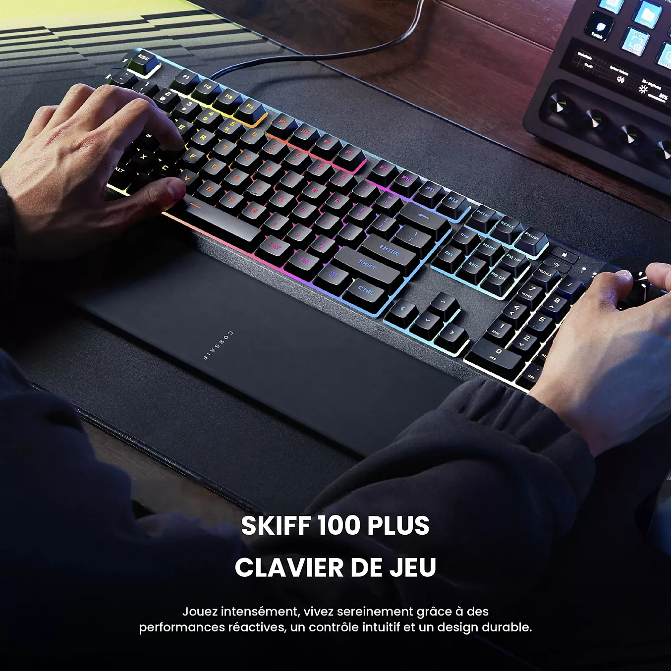Corsair Skiff 100 Plus - Clavier PC Corsair - Cybertek.fr - 5