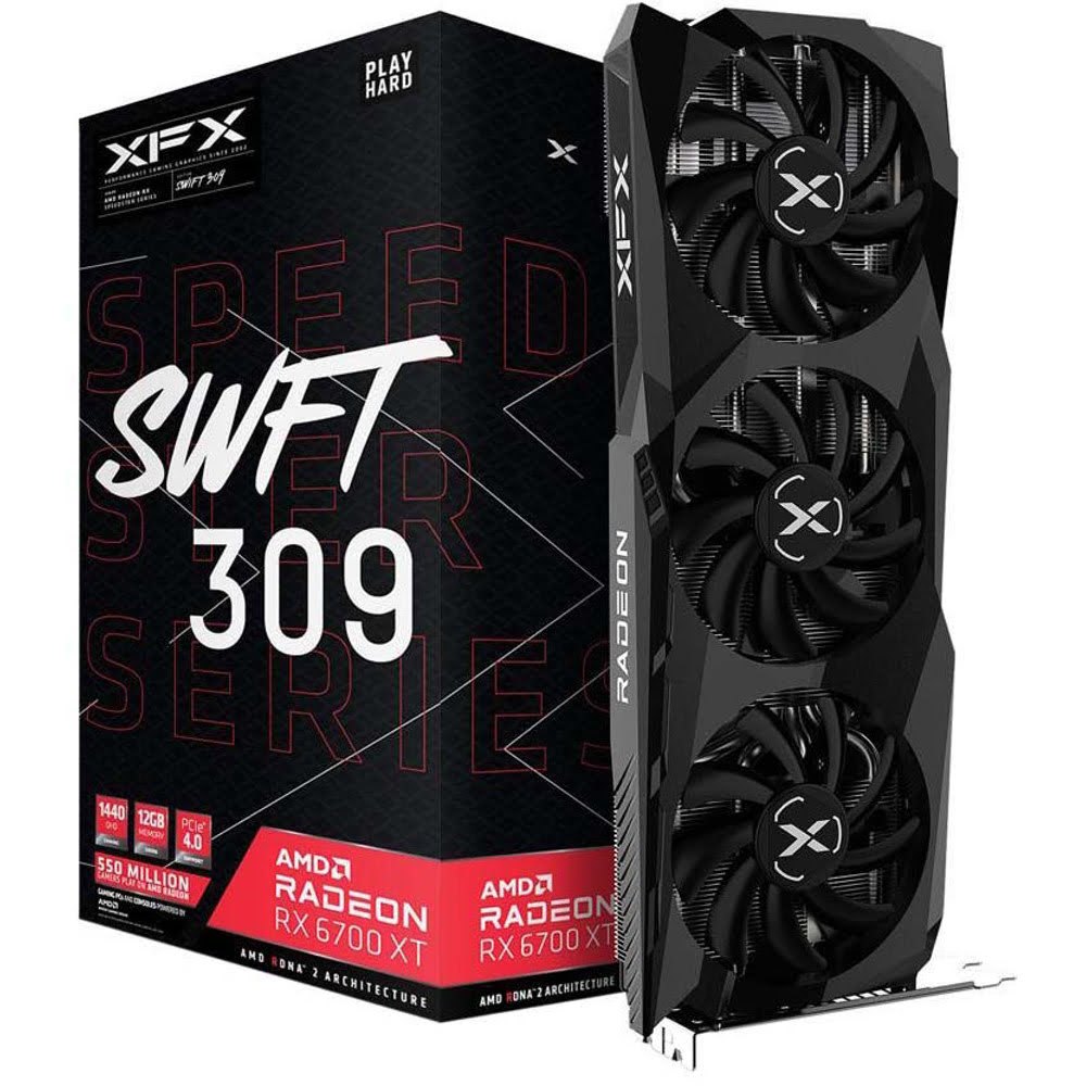 XFX SPEEDSTER SWFT 309 RX 6700 XT -6700XT/12Go/HDMI/DP - Carte graphique - 0